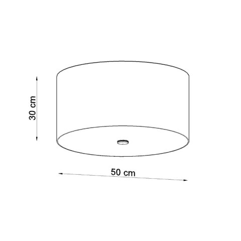 Sollux Lighting Plafon OTTO 50 biały