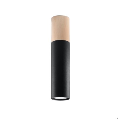 Sollux Lighting Plafon PABLO czarny