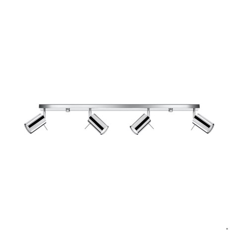 Sollux Lighting Plafon RING 4L chrom
