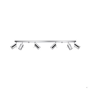 Sollux Lighting Plafon RING 6L chrom