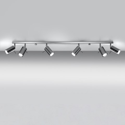 Sollux Lighting Plafon RING 6L chrom