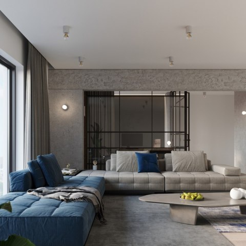 Sollux Lighting Plafon SALGADO beton