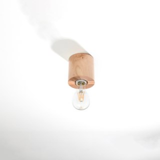 Sollux Lighting Plafon SALGADO naturalne drewno