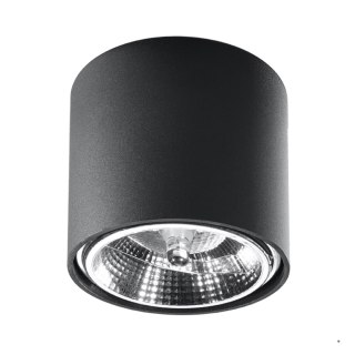 Sollux Lighting Plafon TIUBE czarny