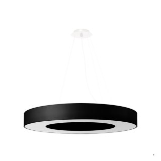 Sollux Lighting Żyrandol SATURNO SLIM 70 czarny
