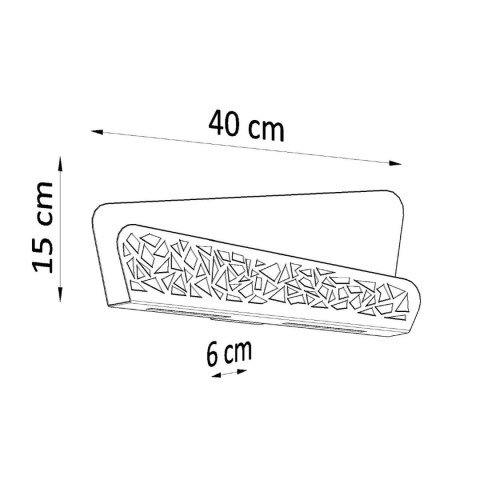 Sollux Lighting Kinkiet ALIZA biały