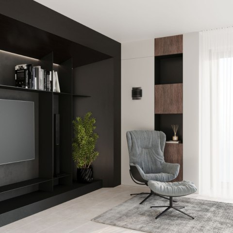 Sollux Lighting Kinkiet HESTIA czarny