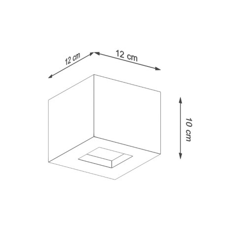 Sollux Lighting Kinkiet LEO beton