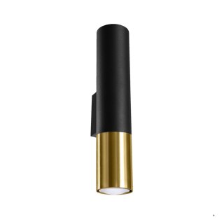 Sollux Lighting Kinkiet LOOPEZ czarny/złoty