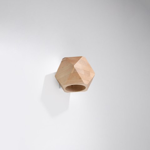 Sollux Lighting Kinkiet WOODY naturalne drewno