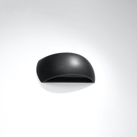 Sollux Lighting Kinkiet ceramiczny PONTIUS czarny