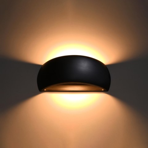 Sollux Lighting Kinkiet ceramiczny PONTIUS czarny