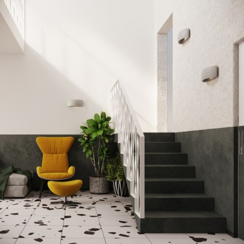 Sollux Lighting Kinkiet ceramiczny PONTIUS szary