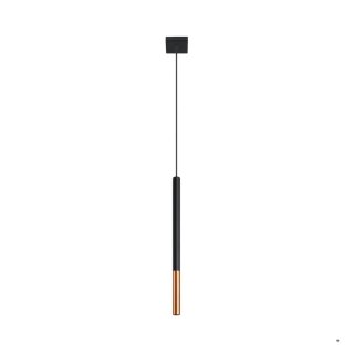 Sollux Lighting Lampa wisząca MOZAICA 1 czarny/miedź