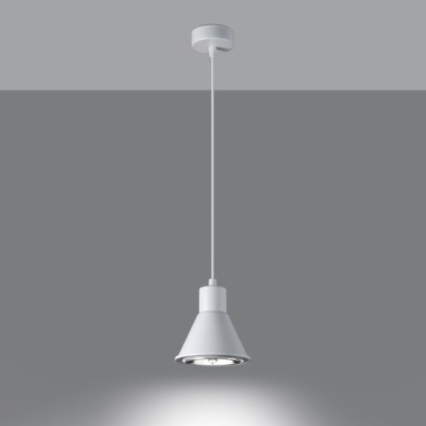 Sollux Lighting Lampa wisząca TAZILA 1 biała [ES111]