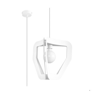 Sollux Lighting Lampa wisząca TRES biała