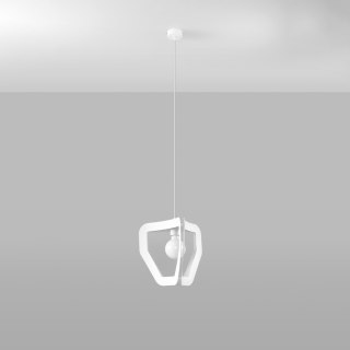 Sollux Lighting Lampa wisząca TRES biała