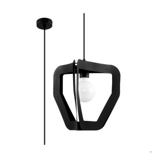 Sollux Lighting Lampa wisząca TRES czarna