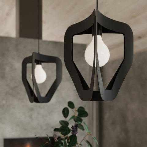 Sollux Lighting Lampa wisząca TRES czarna