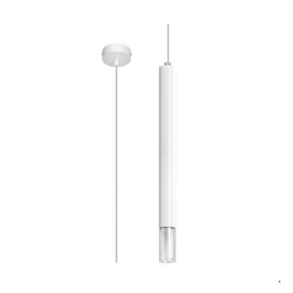 Sollux Lighting Lampa wisząca WEZYR 1 biała