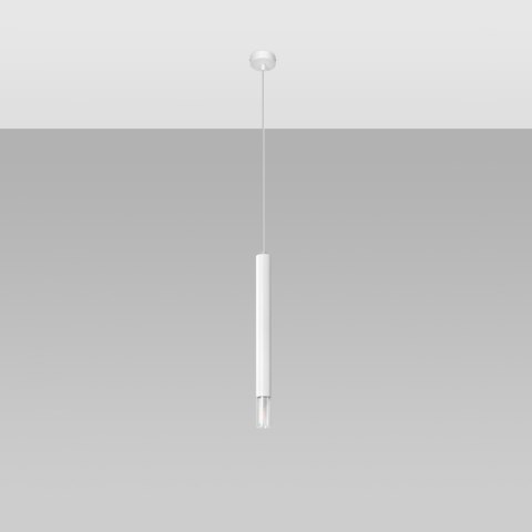 Sollux Lighting Lampa wisząca WEZYR 1 biała