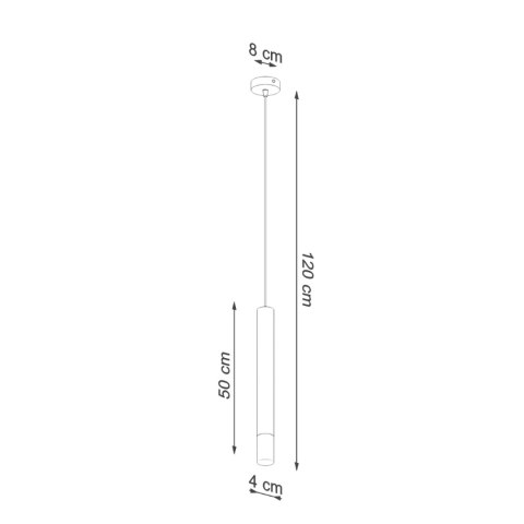 Sollux Lighting Lampa wisząca WEZYR 1 biała