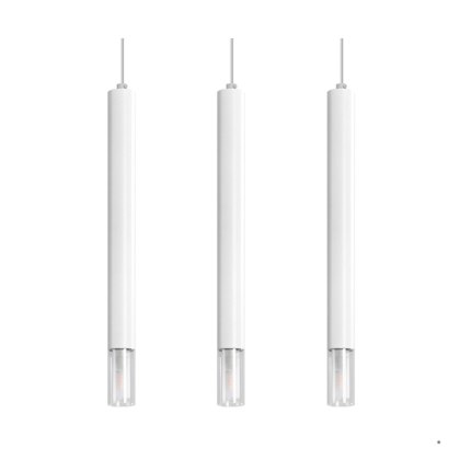 Sollux Lighting Lampa wisząca WEZYR 3 biała