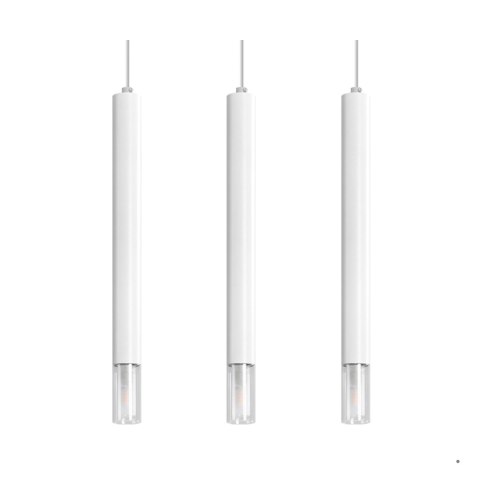 Sollux Lighting Lampa wisząca WEZYR 3 biała