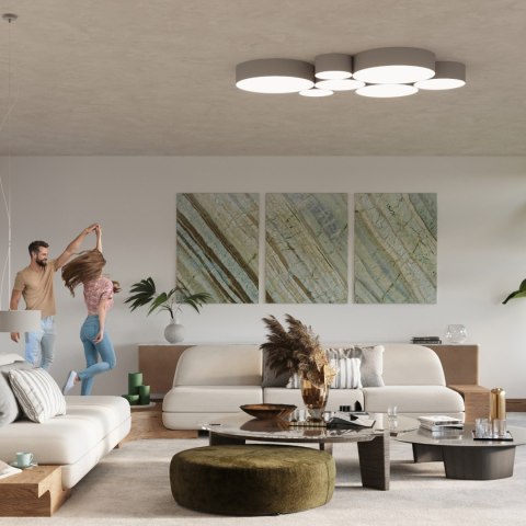 Sollux Lighting Plafon ARENA 55 szary