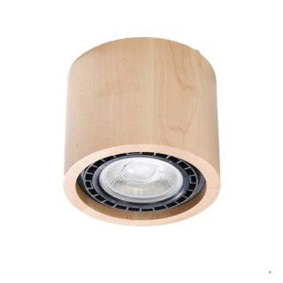 Sollux Lighting Plafon BASIC 1 naturalne drewno