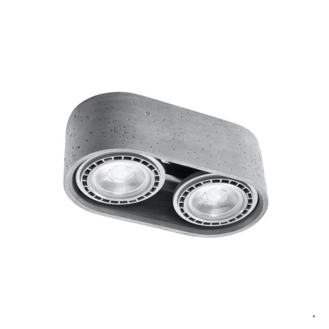 Sollux Lighting Plafon BASIC 2 beton