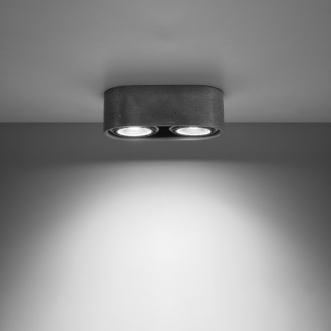 Sollux Lighting Plafon BASIC 2 beton