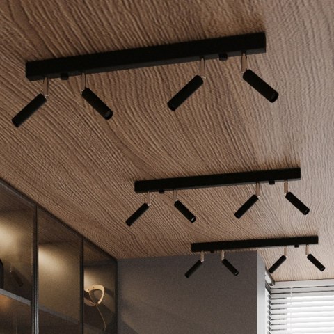 Sollux Lighting Plafon EYETECH 2 czarny