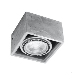 Sollux Lighting Plafon QUATRO 1 beton