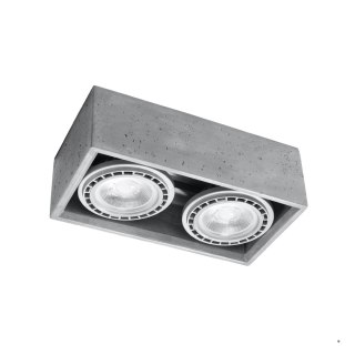Sollux Lighting Plafon QUATRO 2 beton