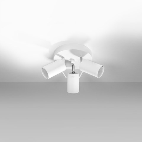 Sollux Lighting Plafon RING 3P biały