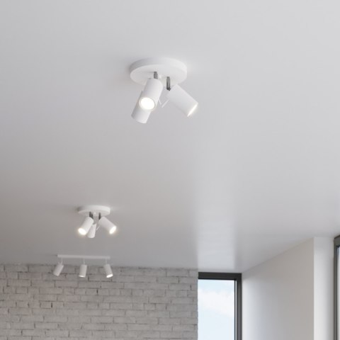Sollux Lighting Plafon RING 3P biały