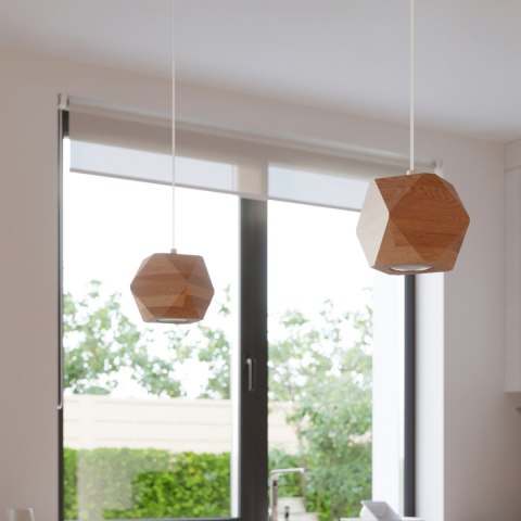 Sollux Lighting Plafon WOODY 3 naturalne drewno