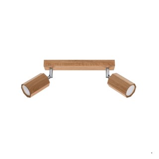 Sollux Lighting Plafon ZEKE 2 dąb