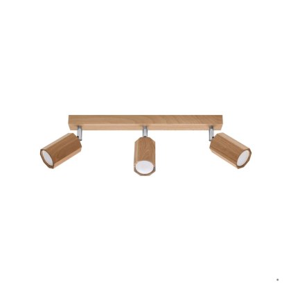 Sollux Lighting Plafon ZEKE 3 dąb
