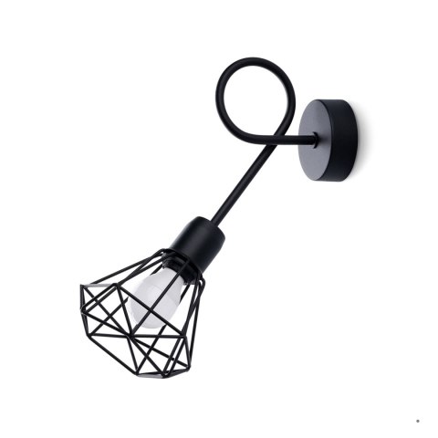 Sollux Lighting Kinkiet ARTEMIS 1S czarny