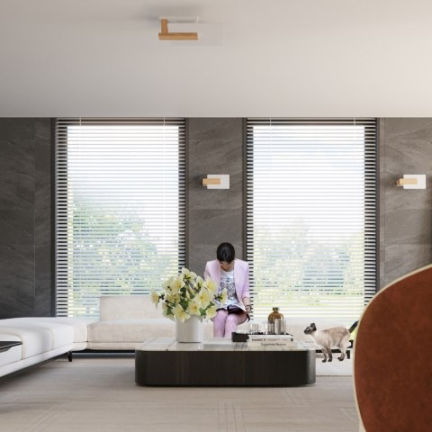 Sollux Lighting Kinkiet LAPPO naturlane drewno