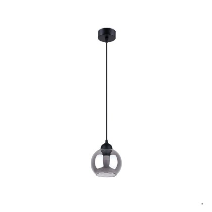 Sollux Lighting Lampa wisząca ALINO 1 czarna