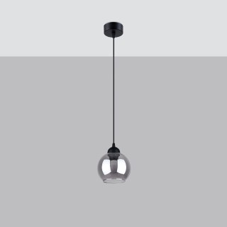 Sollux Lighting Lampa wisząca ALINO 1 czarna