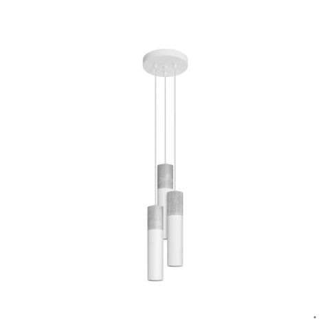 Sollux Lighting Lampa wisząca BORGIO 3P biały
