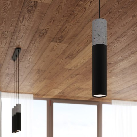 Sollux Lighting Lampa wisząca BORGIO 3P czarny