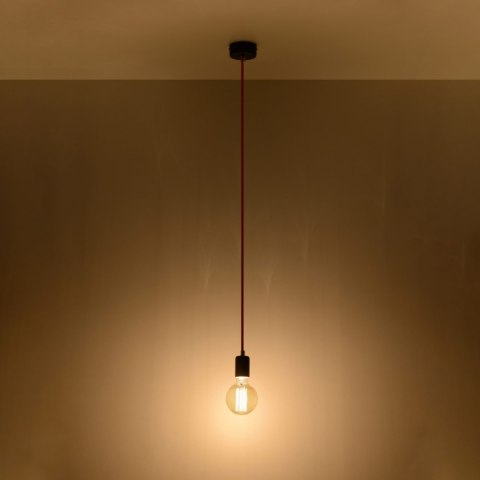 Sollux Lighting Lampa wisząca EDISON czarna