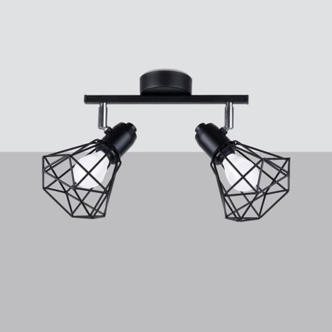 Sollux Lighting Plafon ARTEMIS 2 czarny