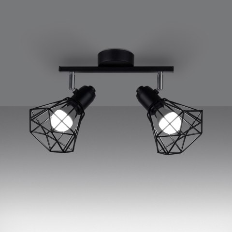 Sollux Lighting Plafon ARTEMIS 2 czarny