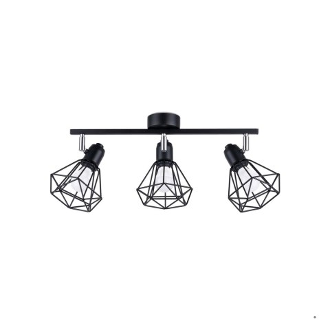 Sollux Lighting Plafon ARTEMIS 3 czarny